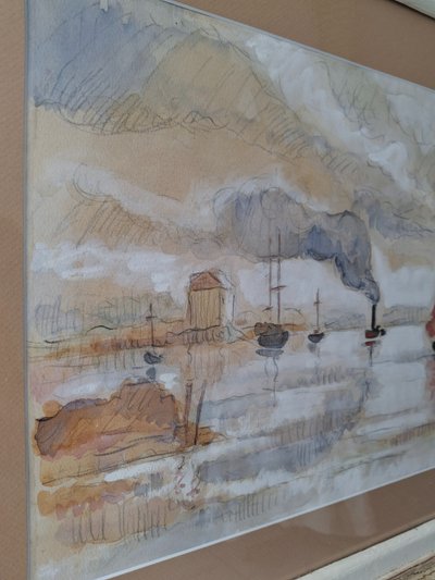 Gouache PAUL SIGNAC 