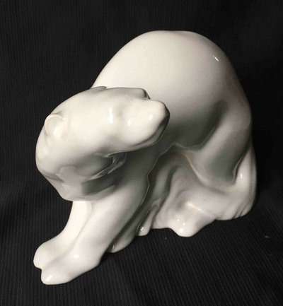 Ceramica bianca l'Hermine Manufacture Nationale de Sèvres per J.B. Gauvenet (1885/1967)