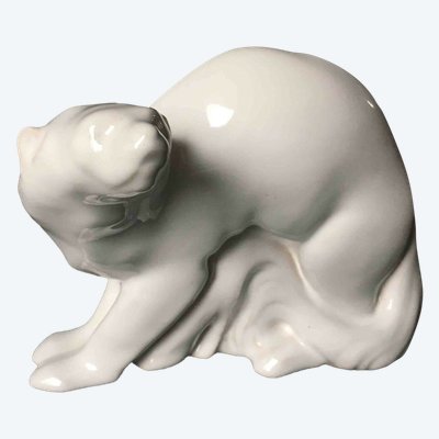 Ceramica bianca l'Hermine Manufacture Nationale de Sèvres per J.B. Gauvenet (1885/1967)