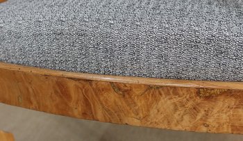 Paire de Fauteuils en Frêne Clair, époque Restauration  / Charles X – Début XIXe
