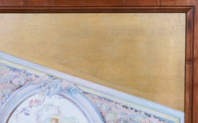 Scuola francese circa 1890-1900, Studio del soffitto per il Salon de Flore, dipinto