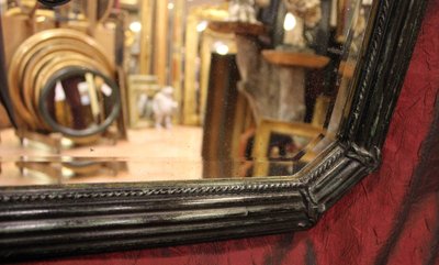 82 x 61 cm Art Deco Spiegel, abgeschrägtes Glas