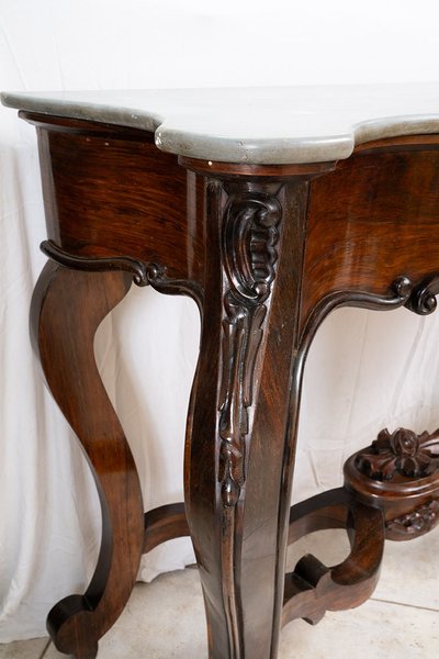 Console Napolitaine Ancienne Louis Philippe, XIXe Siècle.