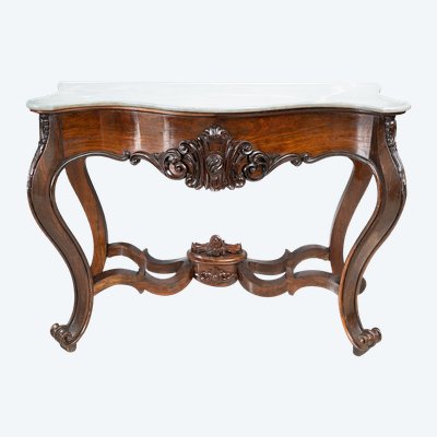 Console Napolitaine Ancienne Louis Philippe, XIXe Siècle.