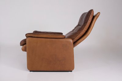 De Sede DS-50 Leather Armchair and Ottoman