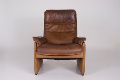 De Sede DS-50 Leather Armchair and Ottoman