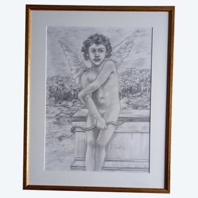 Cupido che ha scoccato la sua freccia