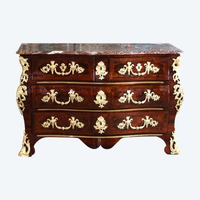 Commode tombeau à la régence époque XVIIIème siècle