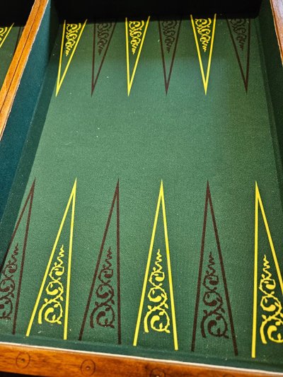 Gioco del backgammon - Fine del XIX secolo.