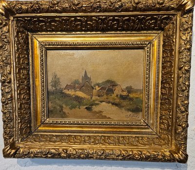 Paar Gemälde des Malers Eugène Galien Laloue – signiert Léon Dupuy.  19. Jahrhundert.