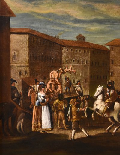 Scène De Carnaval à Rome Au XVIIe Siècle (Piazza Navona), Michelangelo Cerquozzi (1602 - 1660)