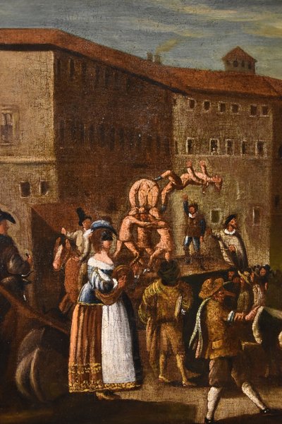Scène De Carnaval à Rome Au XVIIe Siècle (Piazza Navona), Michelangelo Cerquozzi (1602 - 1660)