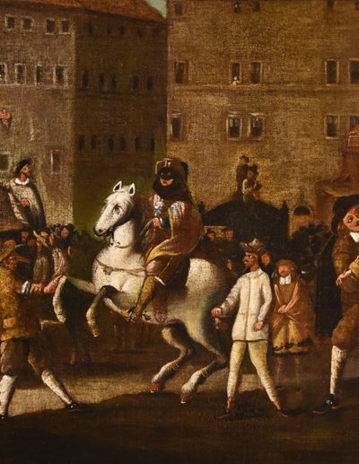 Scène De Carnaval à Rome Au XVIIe Siècle (Piazza Navona), Michelangelo Cerquozzi (1602 - 1660)