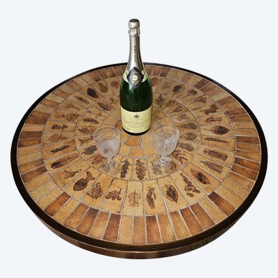 Table Basse  Roger Capron (1922  -  2006)  -  époque 20ème -
