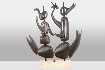 Antonino di San Pietro. Scultura in metallo curvato. Opera contemporanea. LS62278160