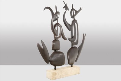 Antonino di San Pietro. Scultura in metallo curvato. Opera contemporanea. LS62278160