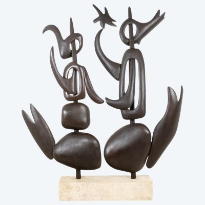 Antonino di San Pietro. Scultura in metallo curvato. Opera contemporanea. LS62278160