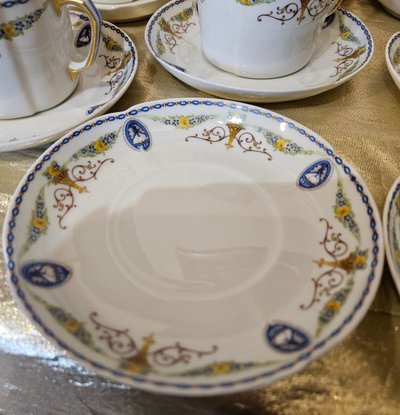 Tee- oder Kaffeeservice aus Limoges-Porzellan - 20. Jahrhundert -