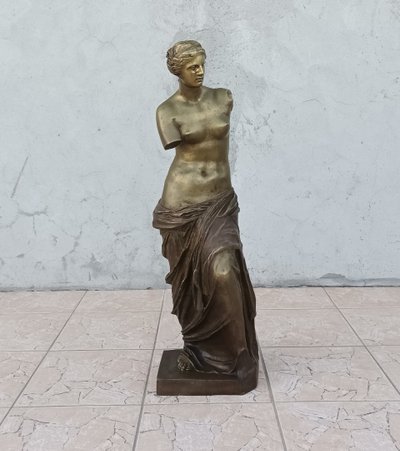 Venere di Milo Grande scultura in bronzo del XIX secolo