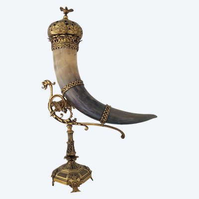 Cornucopia on Gilt Bronze Mount – Prestigious and Antique Object