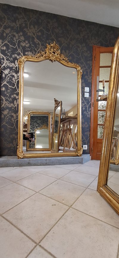 Specchio d'epoca Napoleone III 182 x108