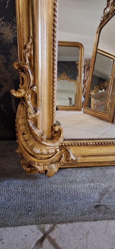 Specchio d'epoca Napoleone III 182 x108