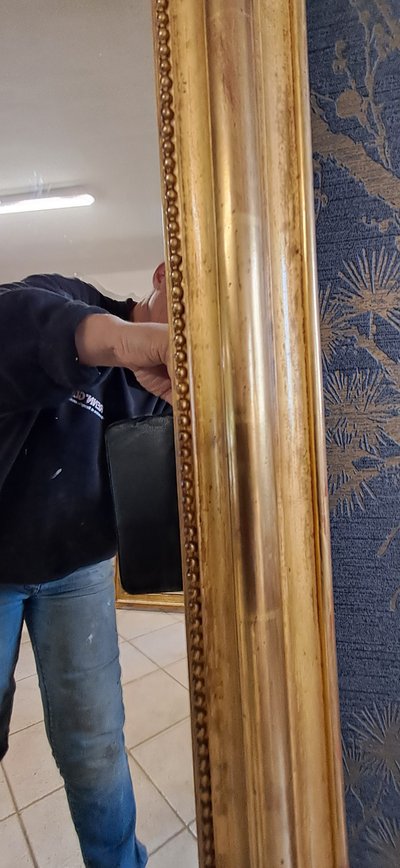Specchio d'epoca Napoleone III 182 x108