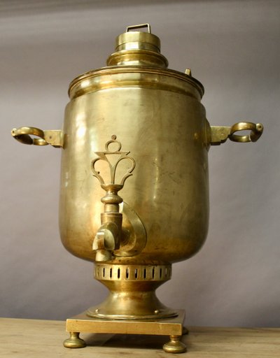 Importante Samovar in rame XIX secolo Pavel Kalinin Mosca