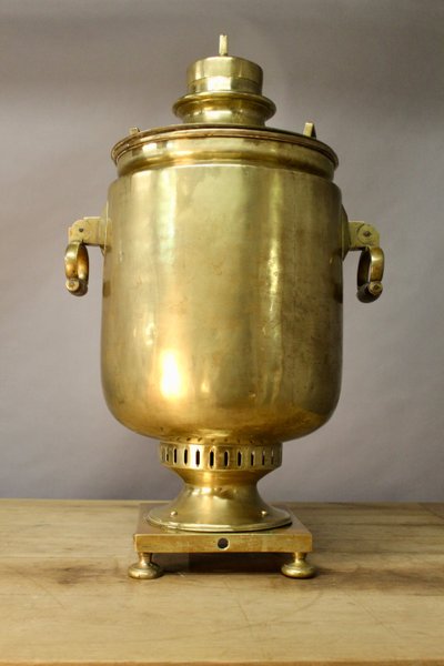Importante Samovar in rame XIX secolo Pavel Kalinin Mosca