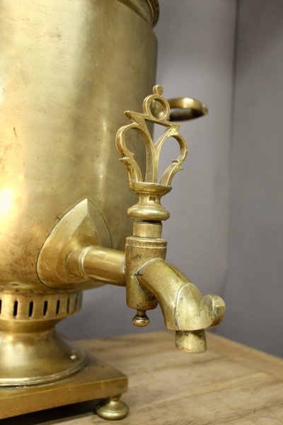 Importante Samovar in rame XIX secolo Pavel Kalinin Mosca