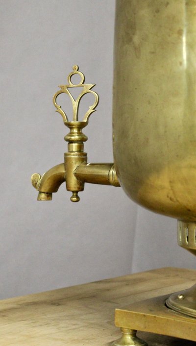 Importante Samovar in rame XIX secolo Pavel Kalinin Mosca