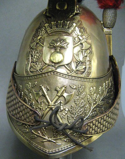 Officer Firefighter Helmet Mle 1821 City of Ste Maure.