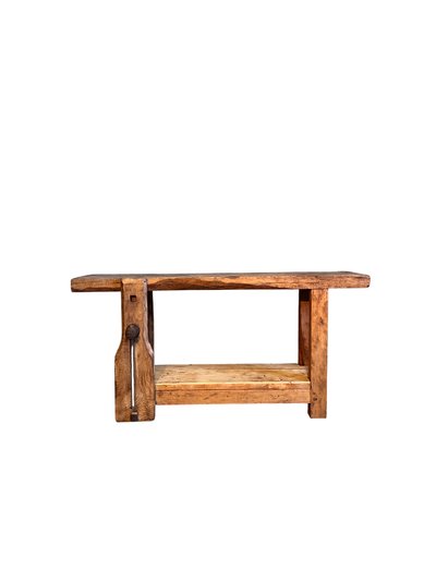Table de menuisier en noyer 1900