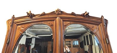 Camera da letto Art Nouveau "Ninfee e canne" della Galleria Mathieu