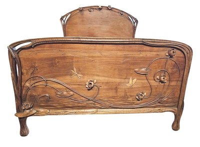 Camera da letto Art Nouveau "Ninfee e canne" della Galleria Mathieu