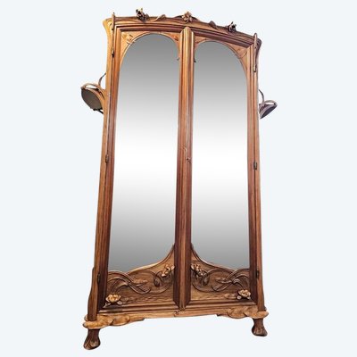Camera da letto Art Nouveau "Ninfee e canne" della Galleria Mathieu