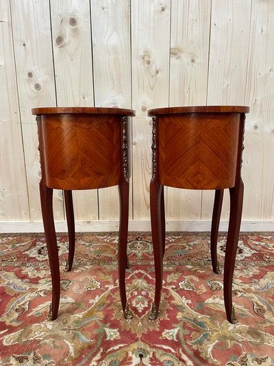 Paire de tables de chevet style Louis XV -Transition