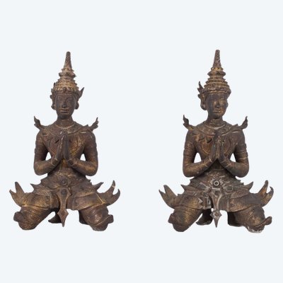 Coppia di guardiani Thepphanom Rattanakosin
