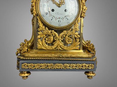 LARGE MANTEL SET BY MAISON DENIERE 1820 / 1901 IN THE LOUIS XVI STYLE