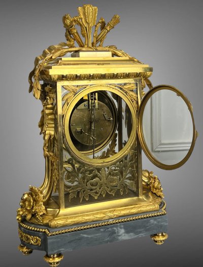 LARGE MANTEL SET BY MAISON DENIERE 1820 / 1901 IN THE LOUIS XVI STYLE