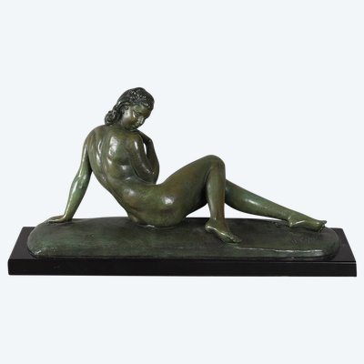 Bronze début XX ème, Ugo CIPRIANI 1887/1960, nue féminin