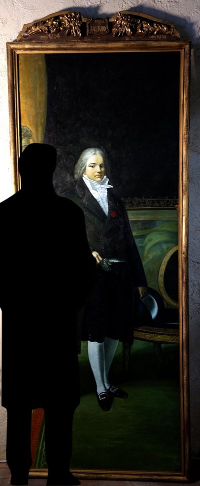 Sehr großes Ganzkörperporträt von Talleyrand, 235 cm