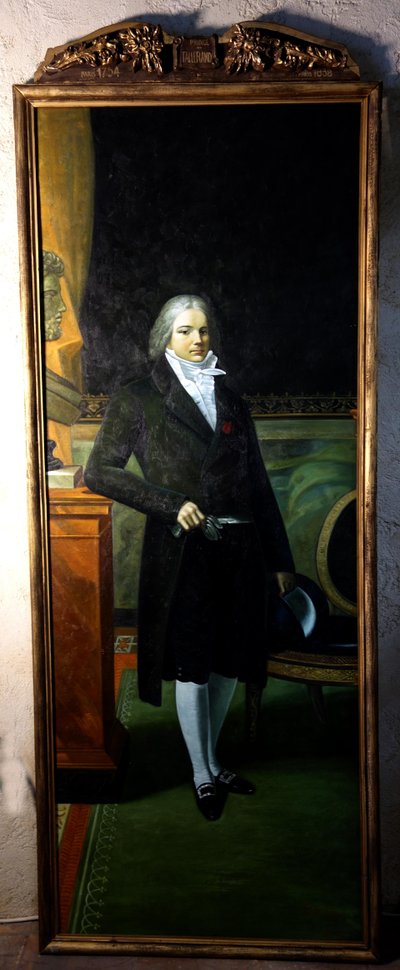 Sehr großes Ganzkörperporträt von Talleyrand, 235 cm