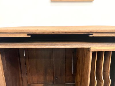 Petit comptoir de commerce ancien en chêne