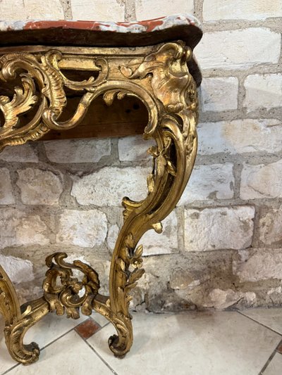 CONSOLE D APPLIQUE EPOQUE LOUIS XV - 18ème