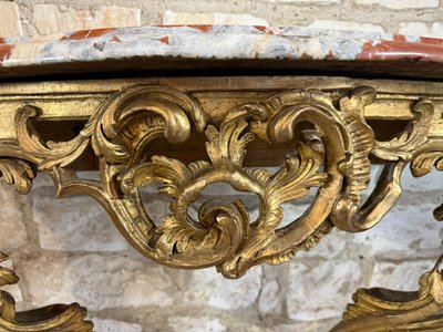 CONSOLE D APPLIQUE EPOQUE LOUIS XV - 18ème