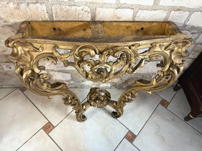 CONSOLE D APPLIQUE EPOQUE LOUIS XV - 18ème