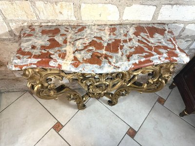 CONSOLE D APPLIQUE EPOQUE LOUIS XV - 18ème