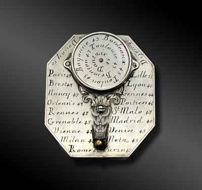 DIALETTO SOLARE EQUINOZIALE PORTATIVO - Jean-Baptiste DELURE (attivo a Parigi dal 1695 al 1736)