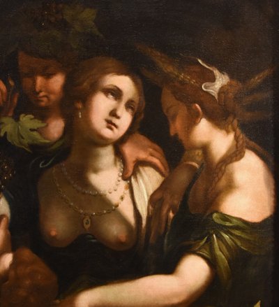 Vénus, Bacchus Et Cérès, Giovanni Battista Paggi (Gênes 1554 - 1627)